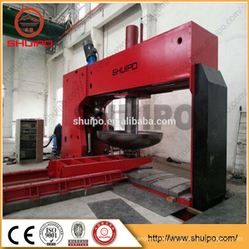 Hydraulic Dished End Configuring Machine /No Template Irregular Dished Head Folding Machine/Dish End Forming Machinery